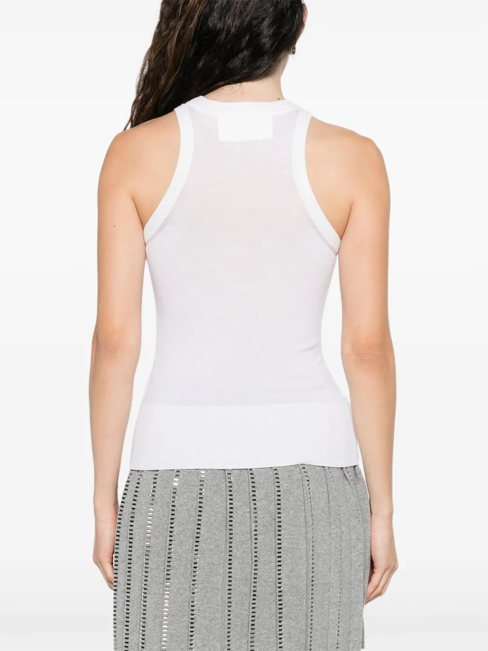 Ermanno Scervino Verfraaide top met patroon Wit