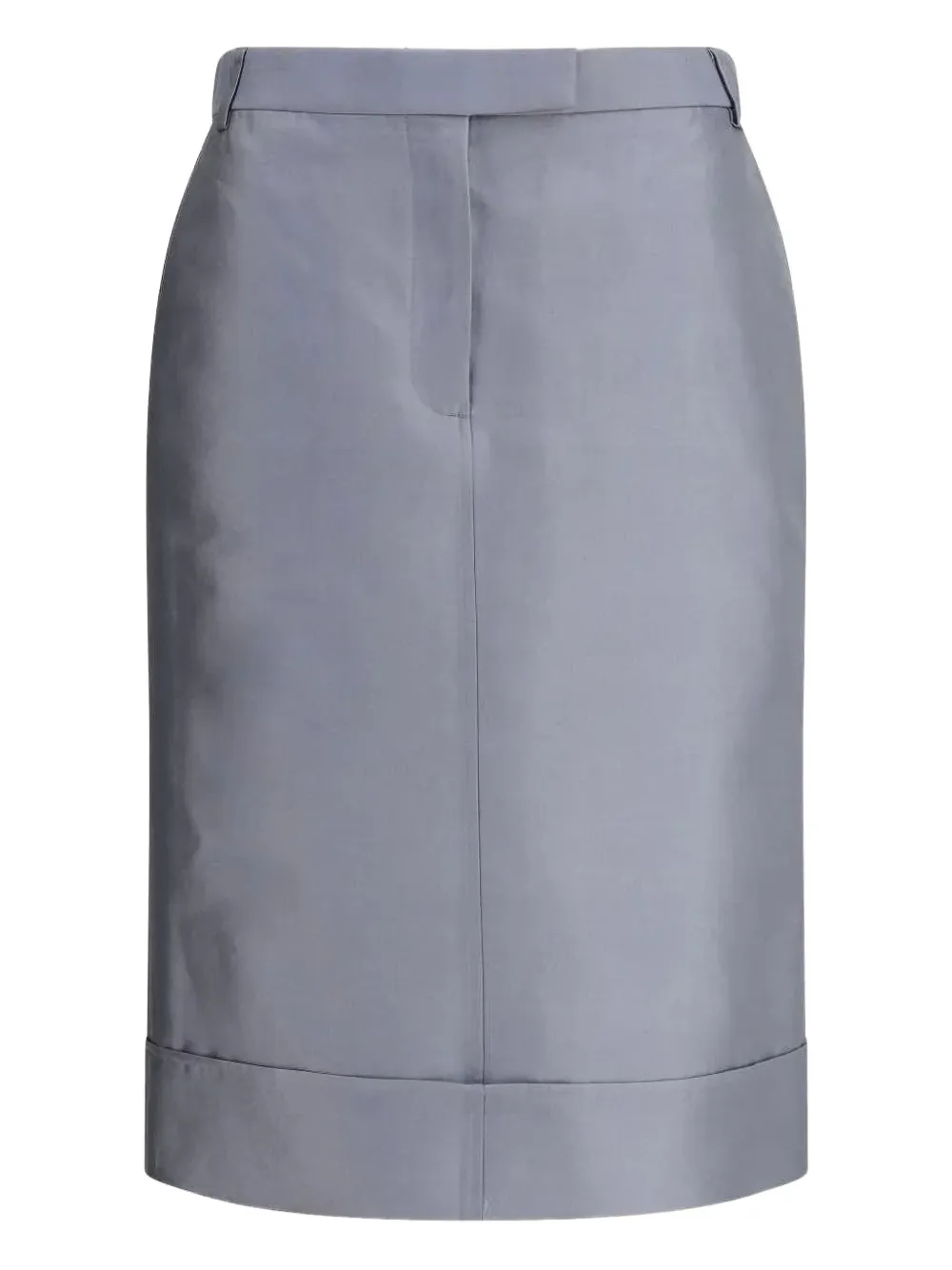 Thom Browne Pleated-hem Skirt In Gray