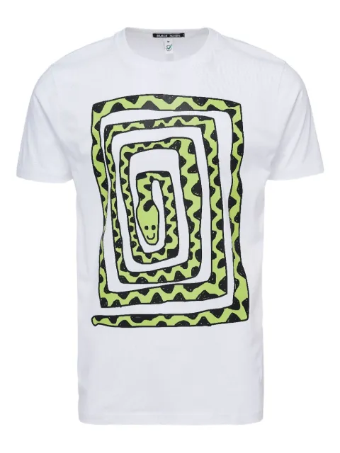 Black Score snake coil T-shirt