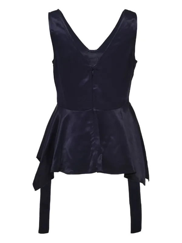 3.1 Phillip Lim v-neck Top | Blue | FARFETCH JO