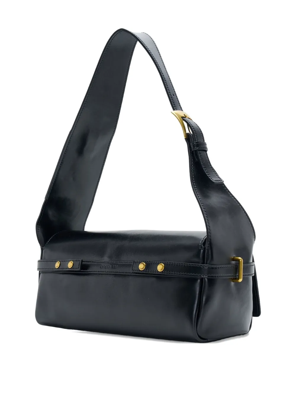 Open YY buckle-fastening leather belt bag | Image 2