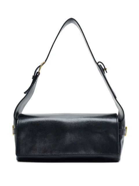 Open YY buckle-fastening leather belt bag
