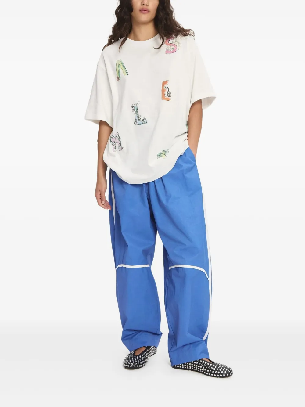 ALEMAIS Court graphic-print T-shirt | T-Shirts & Jersey Shirts | Image 2