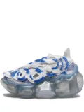 GROUNDS swirl-pattern translucent trainers - Blue