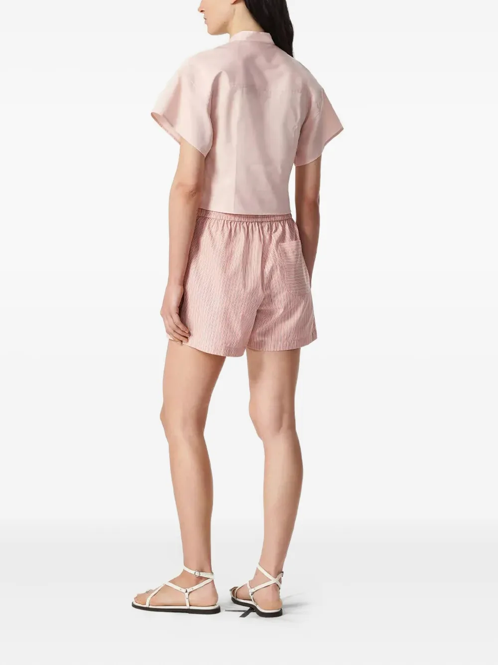 rag & bone twist-front short-sleeve top | Blouses | Image 2