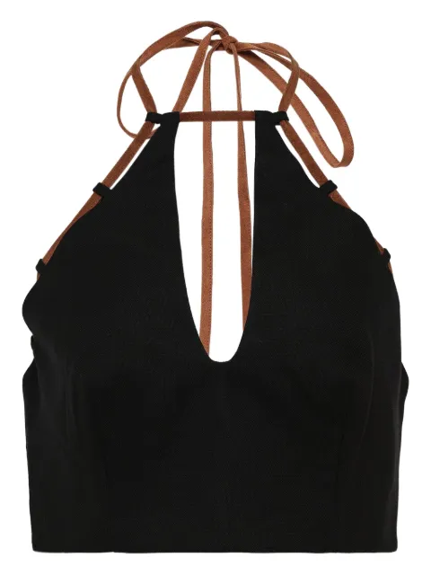 Alexia top con cuello halter