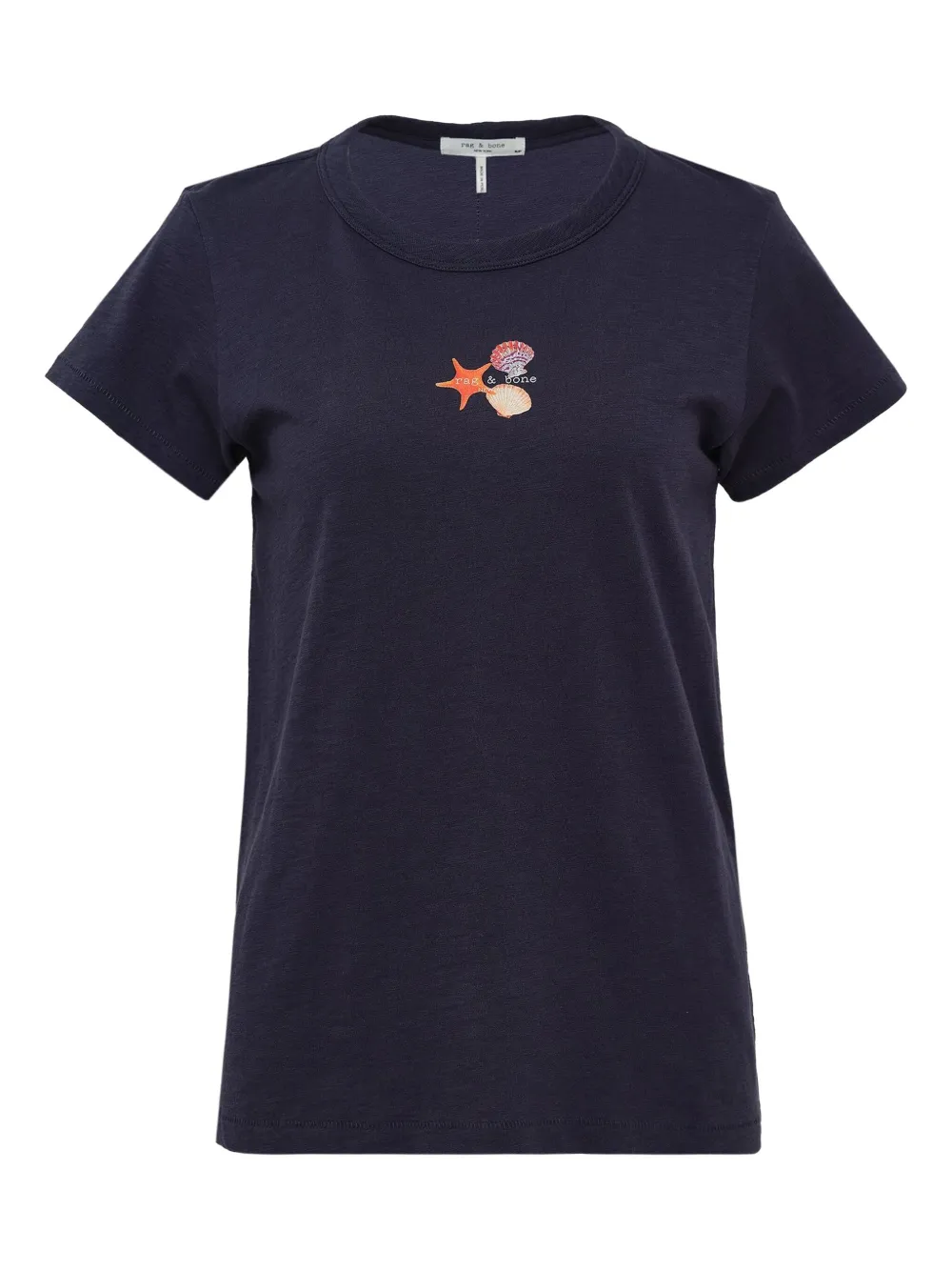 rag & bone embroidered T-shirt | Blue | Image 1