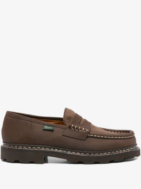 Paraboot leather penny loafers