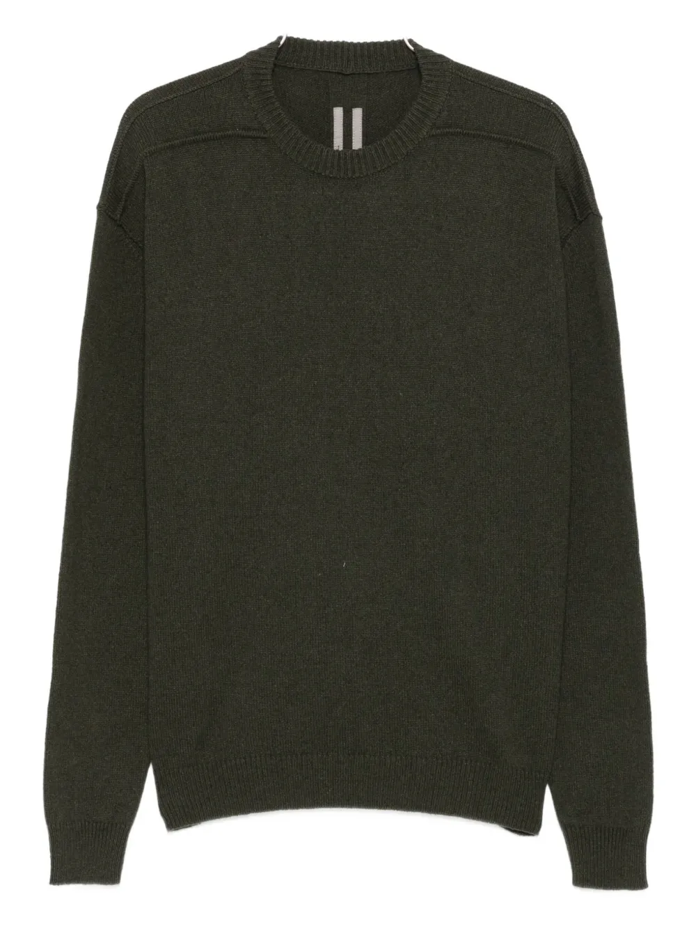 Rick Owens round-neck sweater Groen