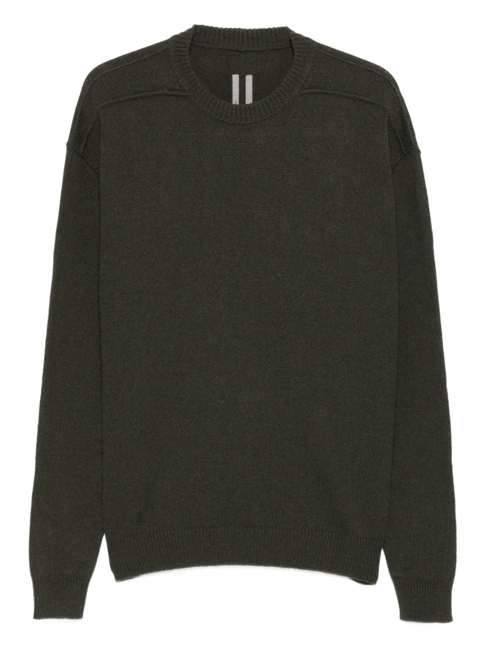 Rick Owens round-neck sweater Groen