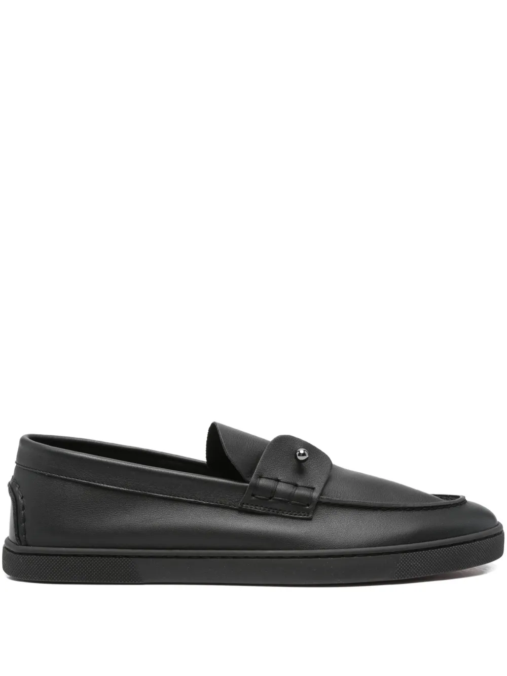 Christian Louboutin slip-on leather loafers | Black | Image 1