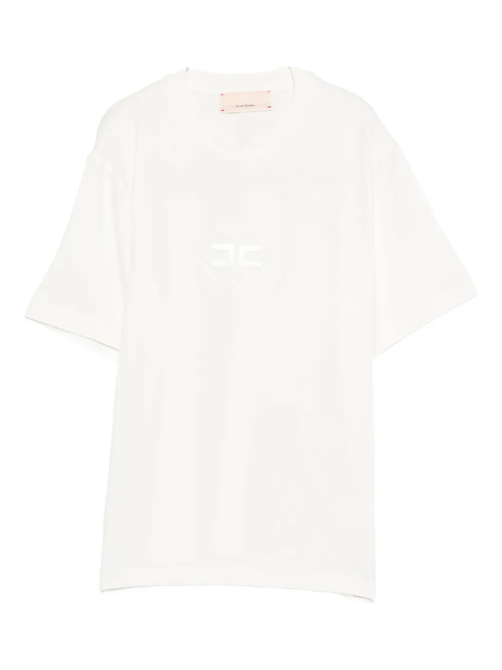 Elisabetta Franchi La Mia Bambina logo T-shirt Wit