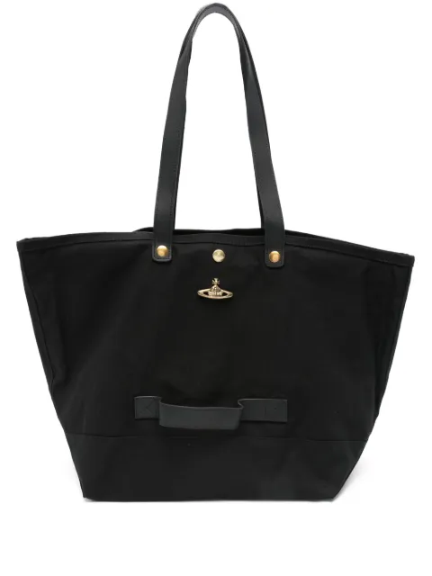 Vivienne Westwood 土星标牌棉手提包