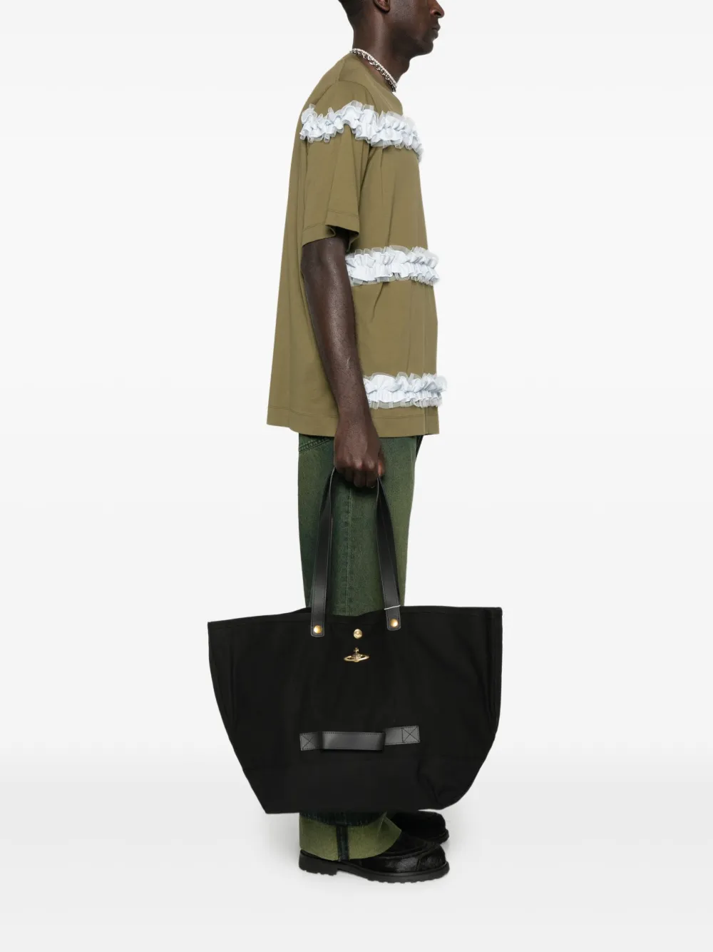 Vivienne Westwood orb-plaque cotton tote bag | Women | Image 2