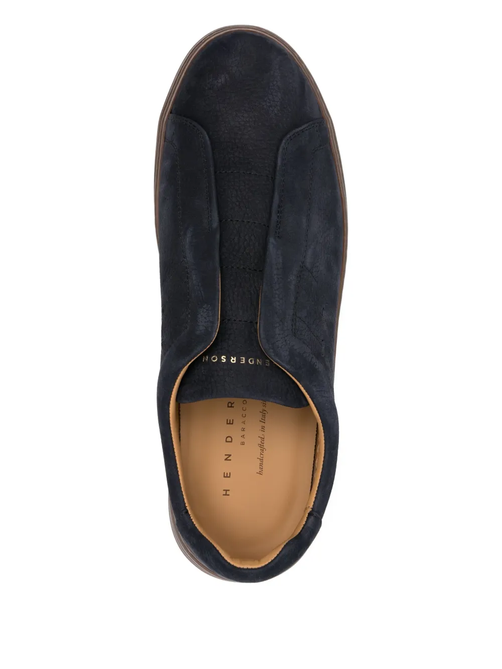Henderson Baracco slip-on suede sneakers Blue