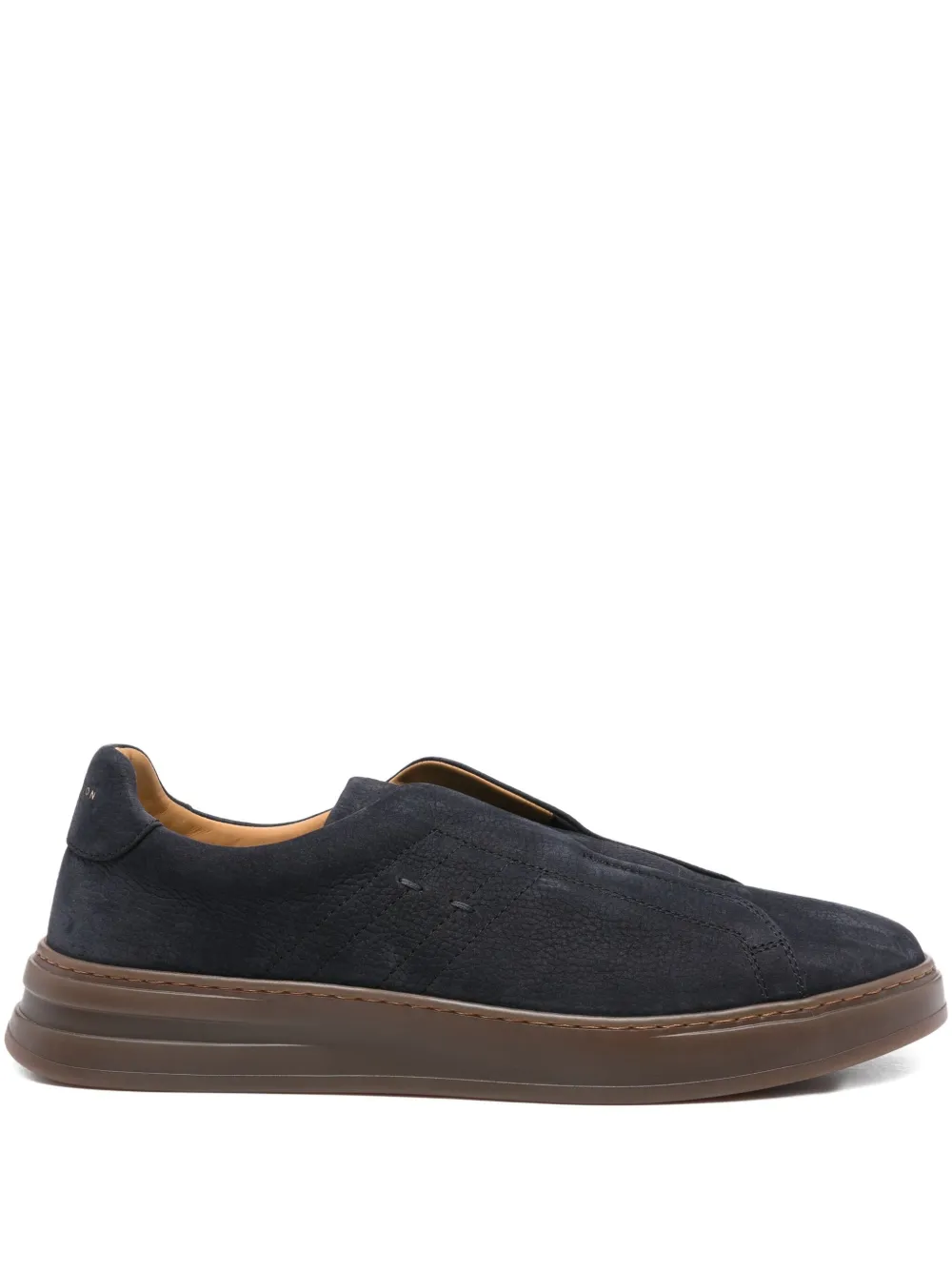 Henderson Baracco slip-on suede sneakers Blue