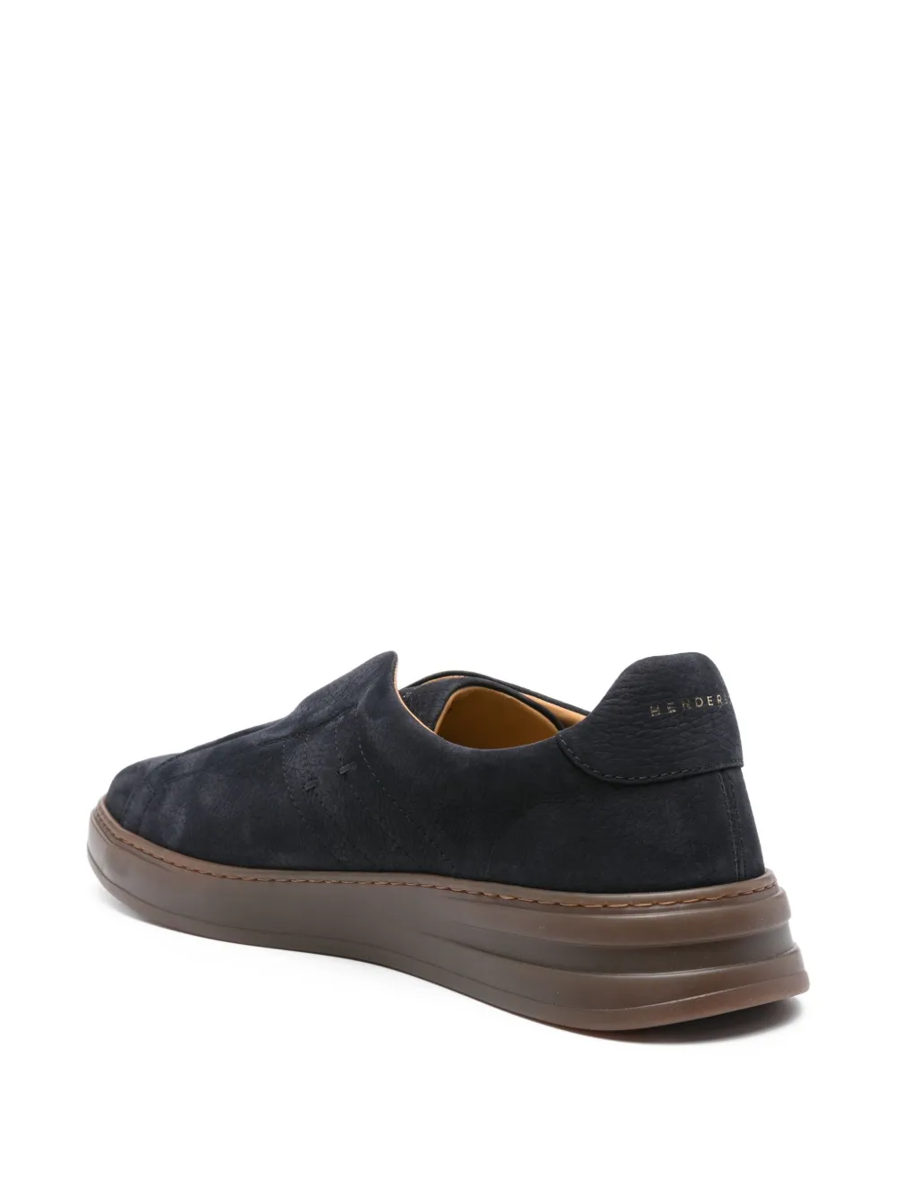 Henderson Baracco slip-on suede sneakers Blue