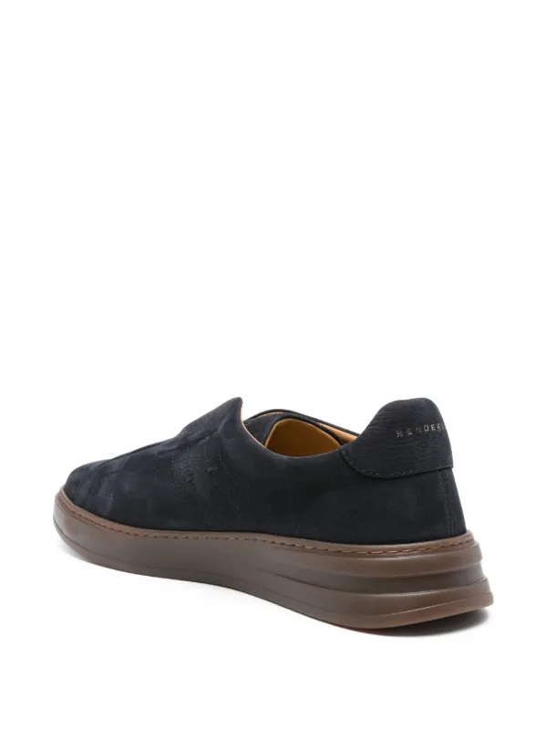 【関税込み】Henderson Baracco Sneakers & Slip-On Henderson Baracco slip-on Suede Sneakers | Blue | FARFETCH BH