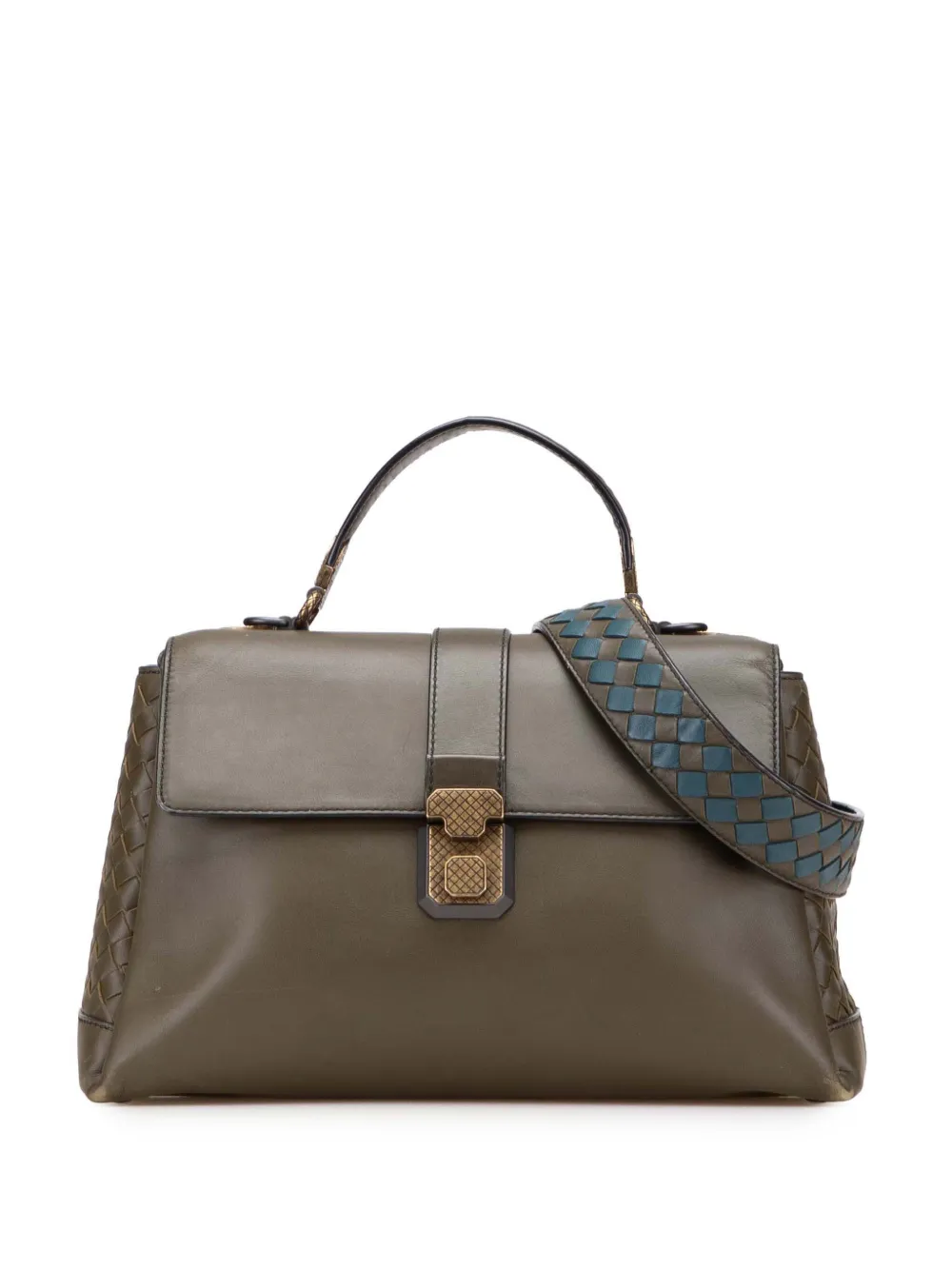 Bottega Veneta Pre-Owned 2012-2025 Medium Intrecciato Trimmed Nappa Bottega Veneta Pre-Owned 2012-2025 Medium Intrecciato Trimmed Nappa