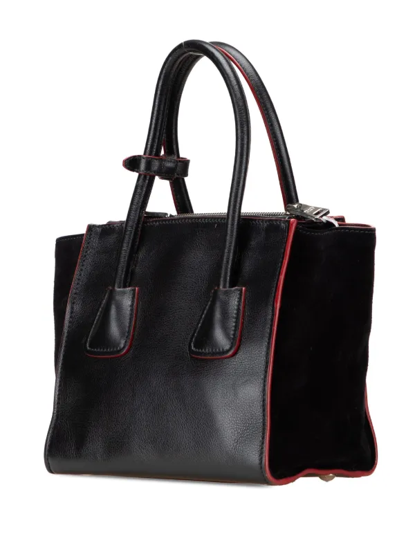 Prada Pre-Owned 2013-2025 ミニ スカモシアートトリム グレー
