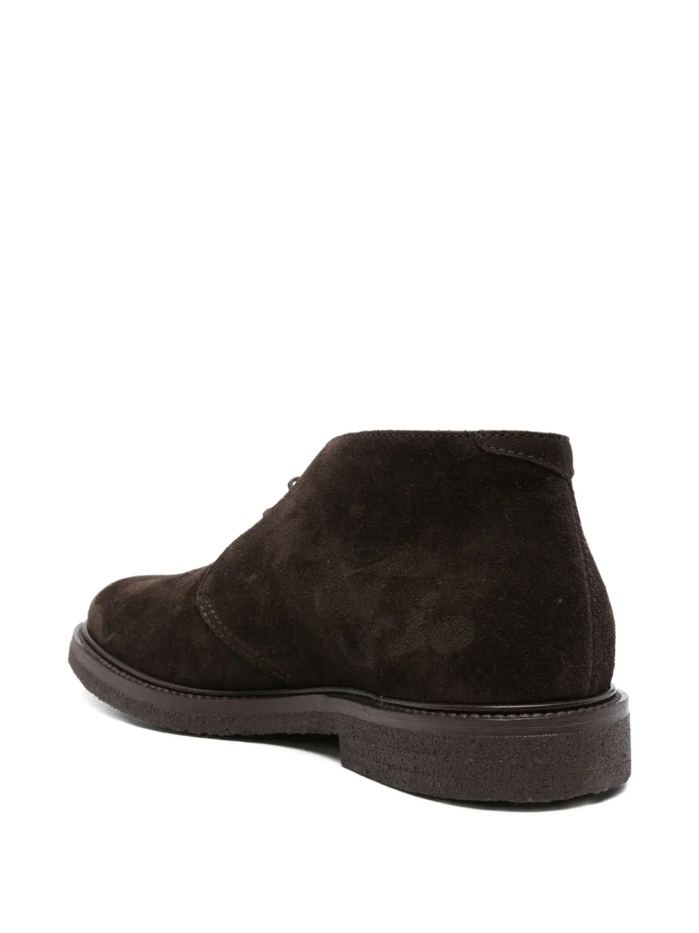 Henderson Baracco suede lace-up boots Brown