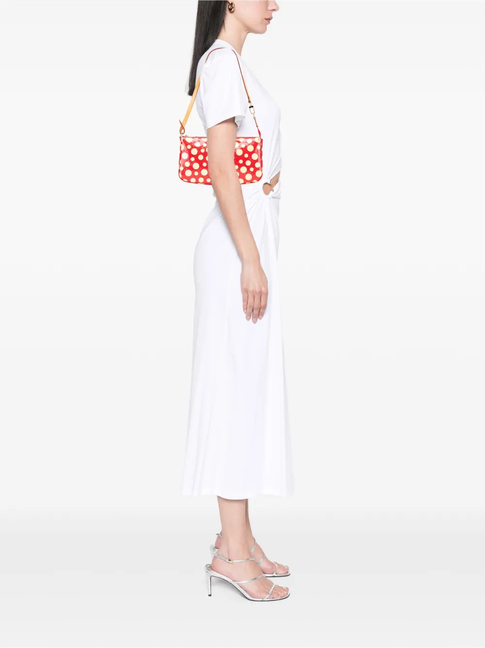  Louis Vuitton Pre-owned Pochette Accessoires Dots Infinity Con Monogramma Louis Vuitton X Yayoi Kusama 2012 - Rosso 