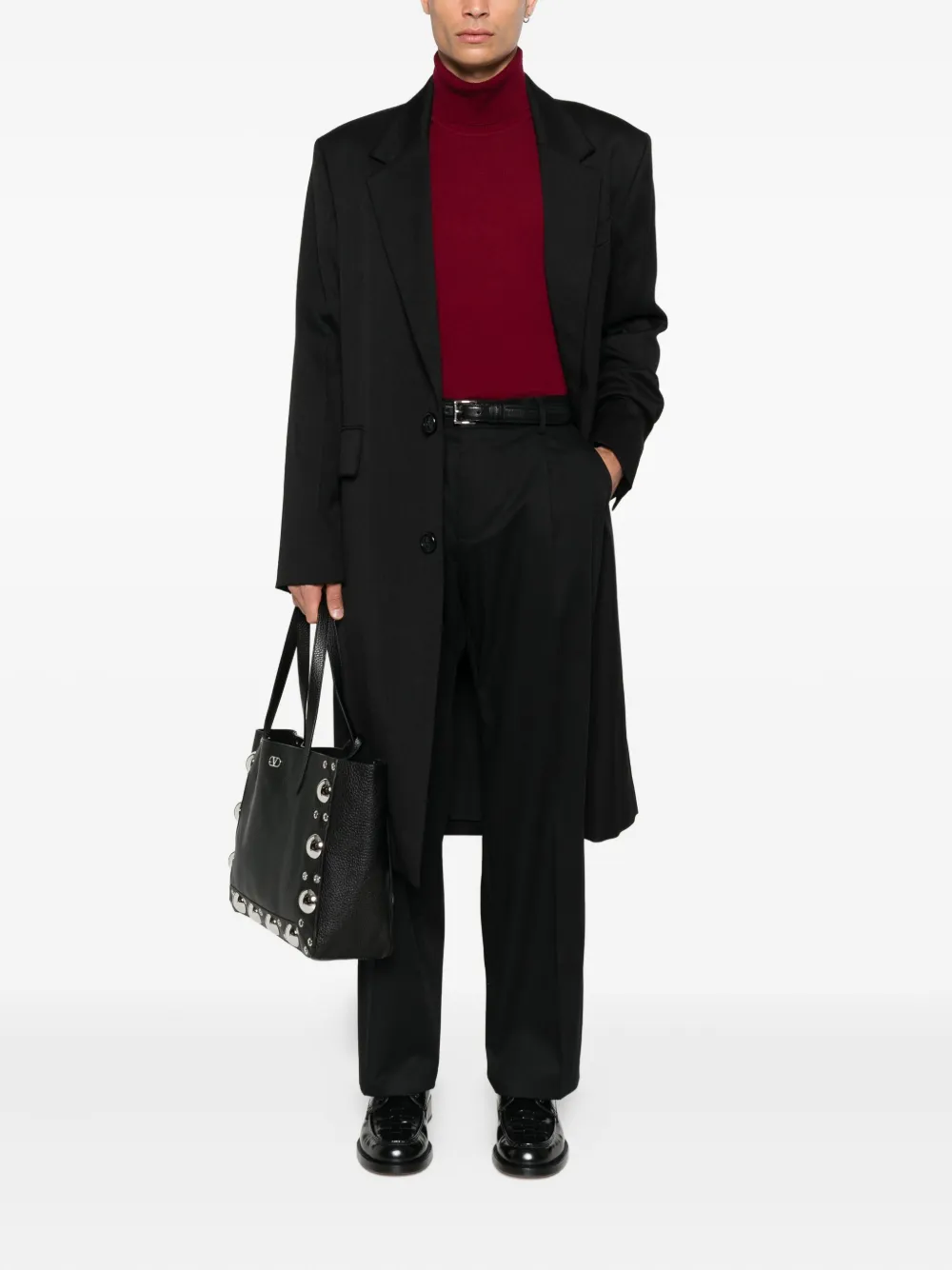 Dolce & Gabbana Broek met geplooide voorkant Zwart