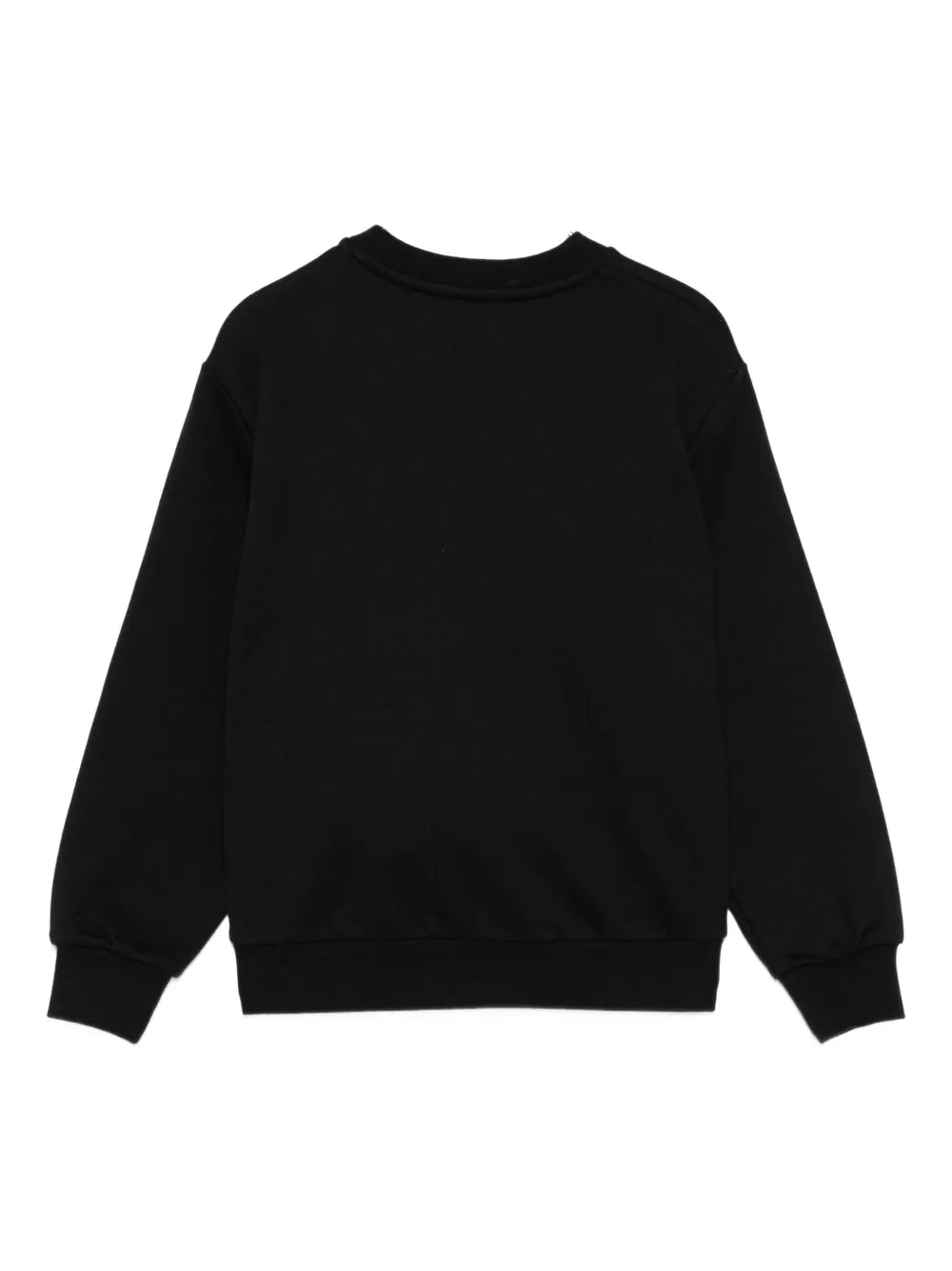 Elisabetta Franchi La Mia Bambina crew-neck cotton sweatshirt Zwart