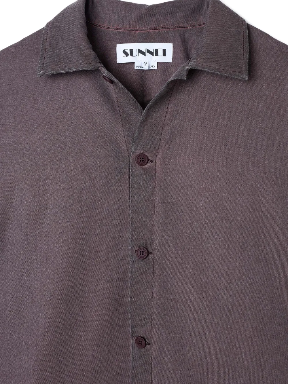 Sunnei Mega wollen shirt Bruin