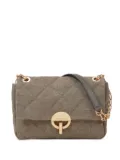 Vanessa Bruno Moon quilted linen chain bag - Green