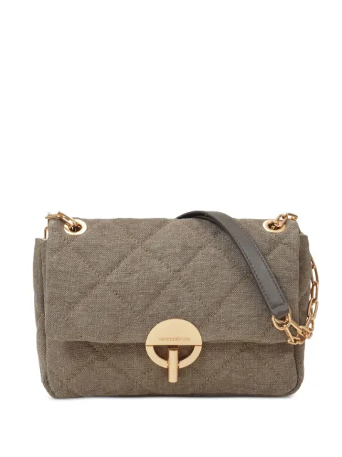 Vanessa Bruno Moon quilted linen chain bag