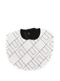 Elisabetta Franchi La Mia Bambina geometric-pattern bib - White