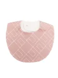Elisabetta Franchi La Mia Bambina geometric-pattern bib - Pink