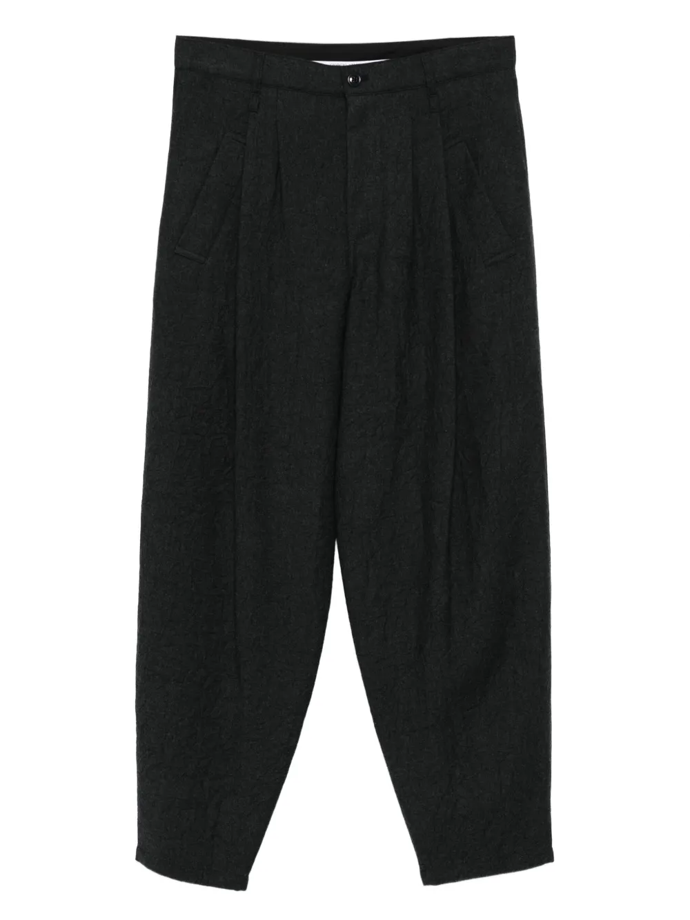 Giorgio Armani Wollen plooibroek Grijs