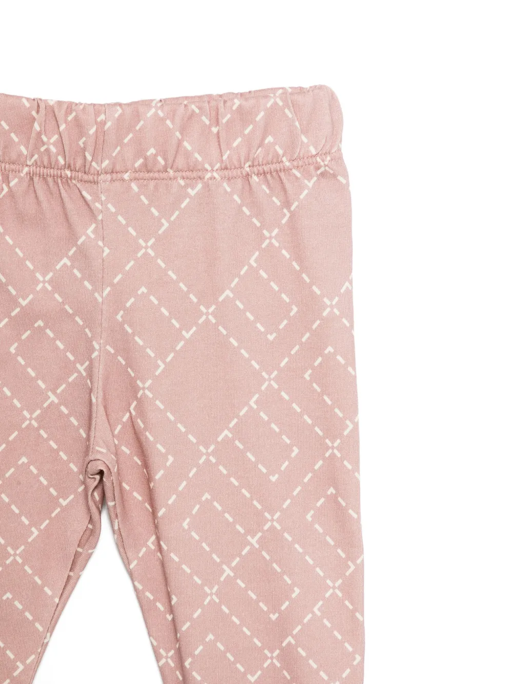 Elisabetta Franchi La Mia Bambina Printed-logo Patterned Set In Pink