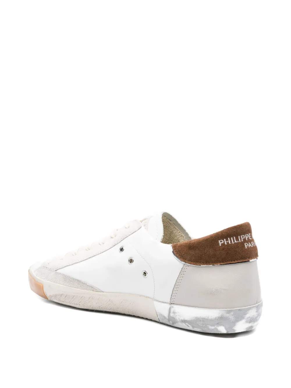 Philippe Model Paris suede sneakers White
