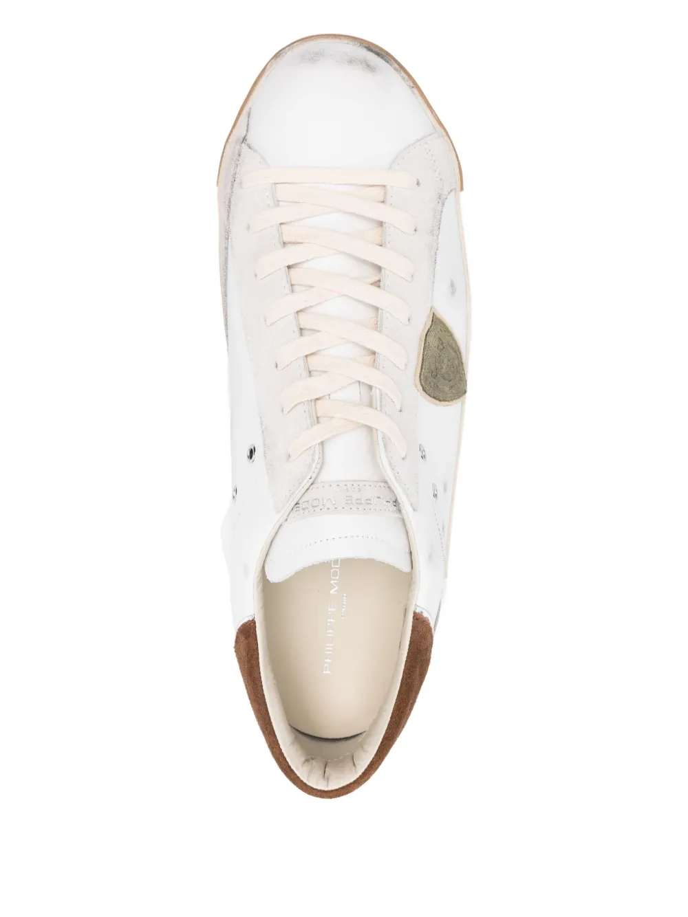 Philippe Model Paris suede sneakers White