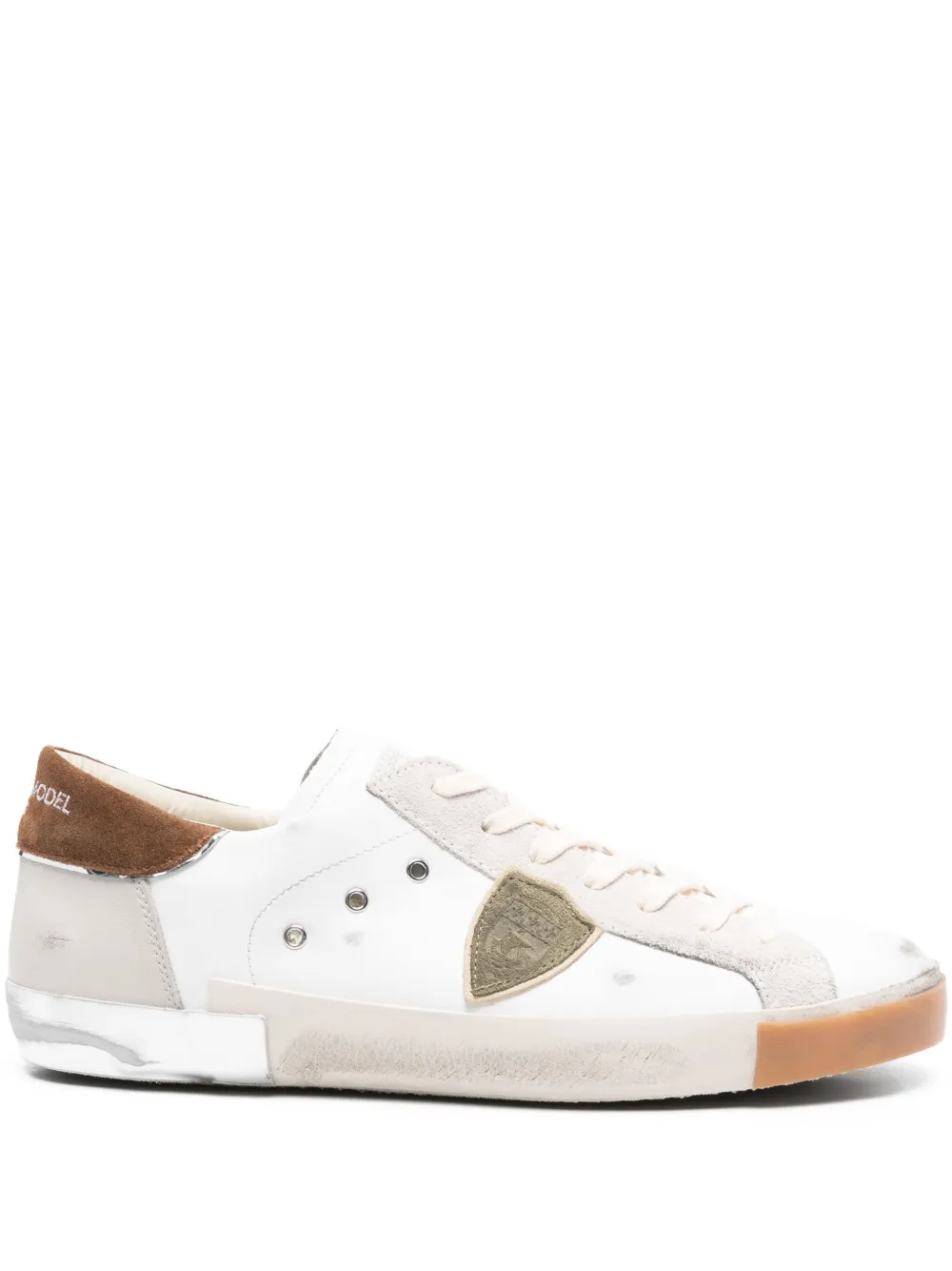 Philippe Model Paris suede sneakers White