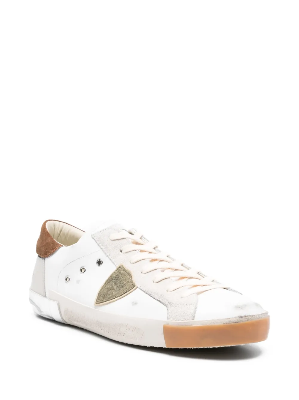 Philippe Model Paris suede sneakers White