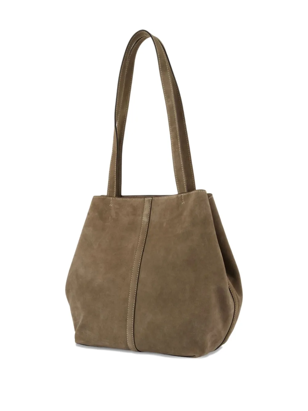 Vanessa Bruno Shopper met handvat - Bruin