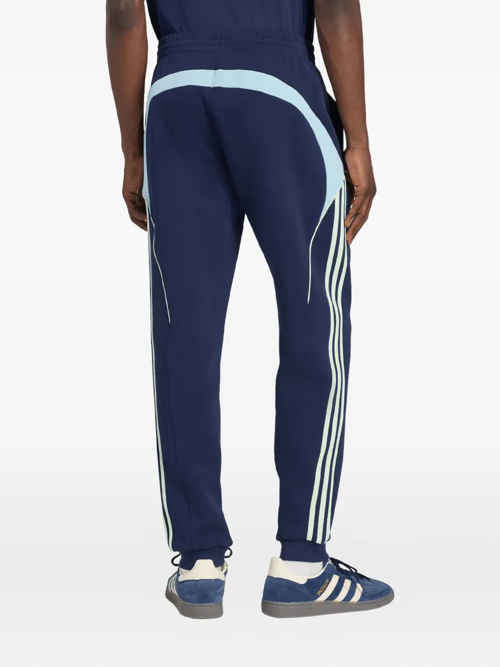 adidas Trainingsbroek met geborduurde drie strepen Blauw