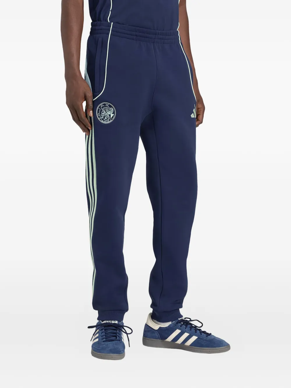 adidas Trainingsbroek met geborduurde drie strepen Blauw