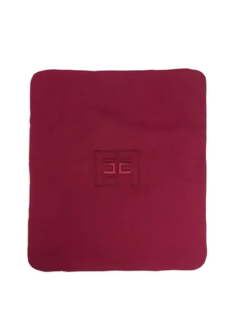 Elisabetta Franchi La Mia Bambina logo-embroidered blanket