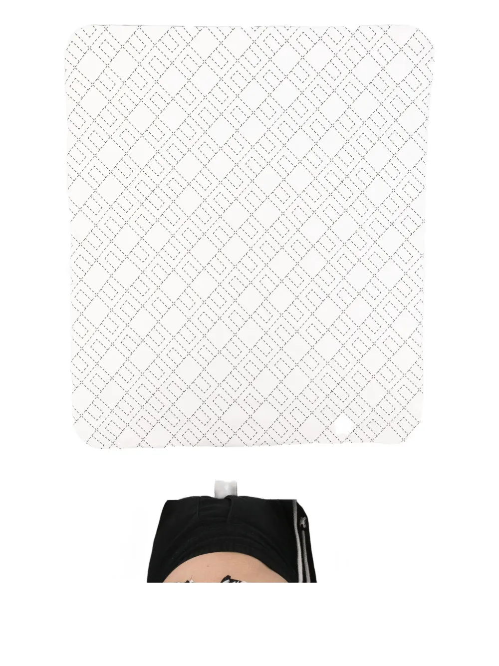 Elisabetta Franchi La Mia Bambina logo-pattern blanket Wit
