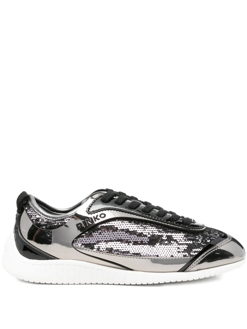PINKO Flat shoes Silver