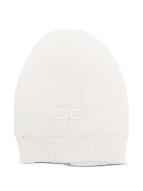Elisabetta Franchi La Mia Bambina logo-embroidered beanie