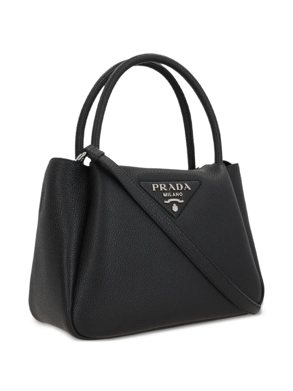 Prada Kleine shopper met handgreep Zwart
