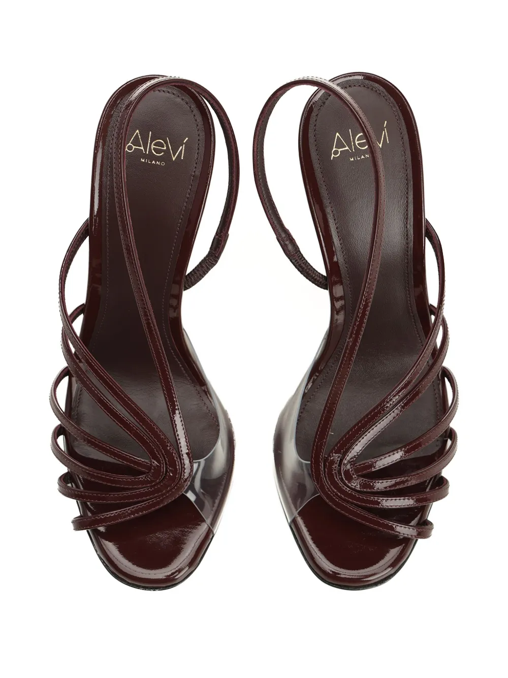 Alevì 110mm Star slingback sandals Brown