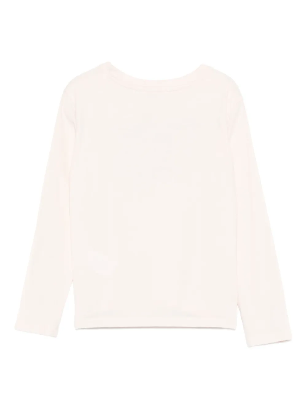 Bonpoint horse-embroidered long-sleeved T-shirt | Girls T-Shirts | Image 2