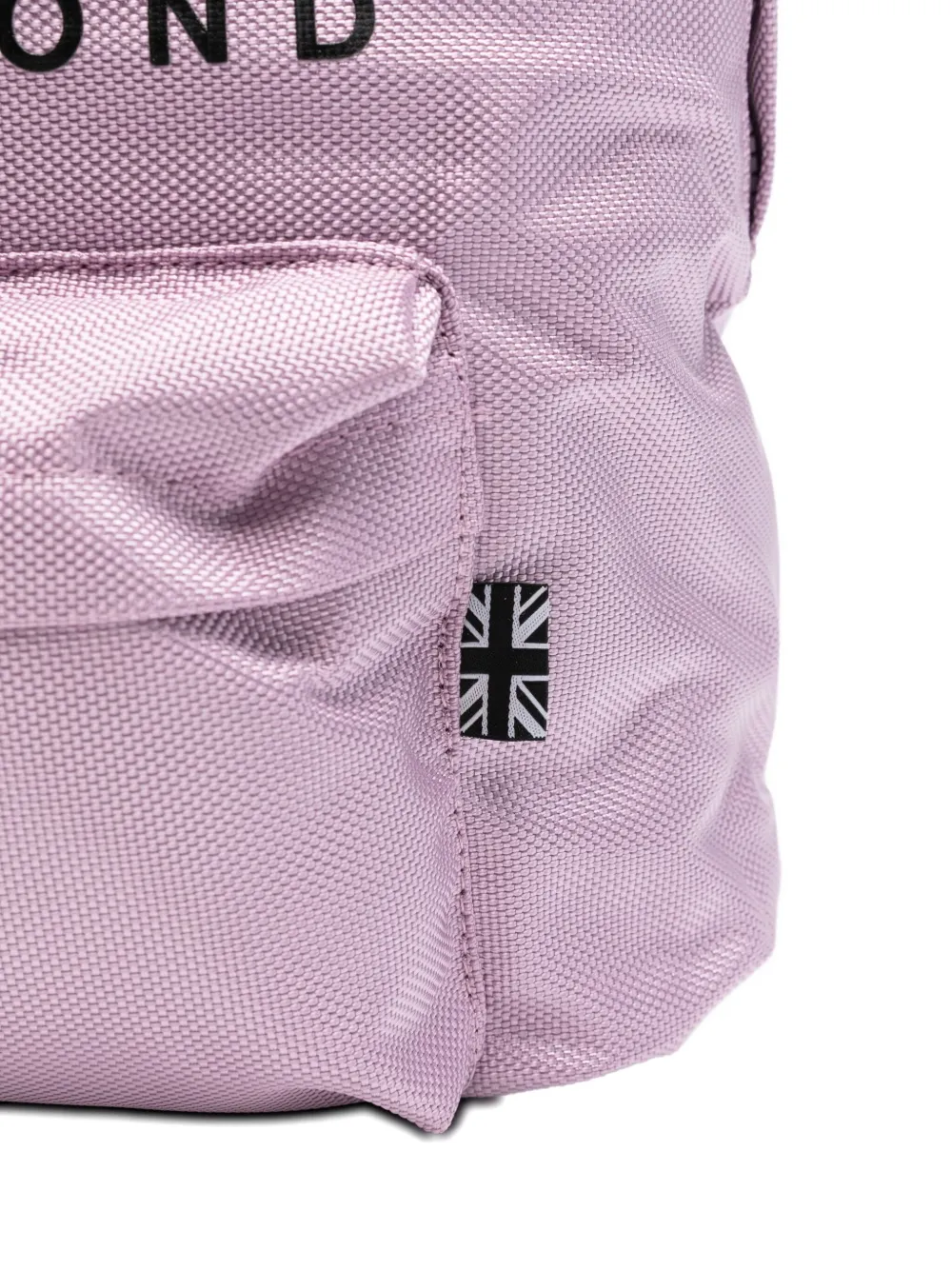 John Richmond Junior logo-print backpack Paars